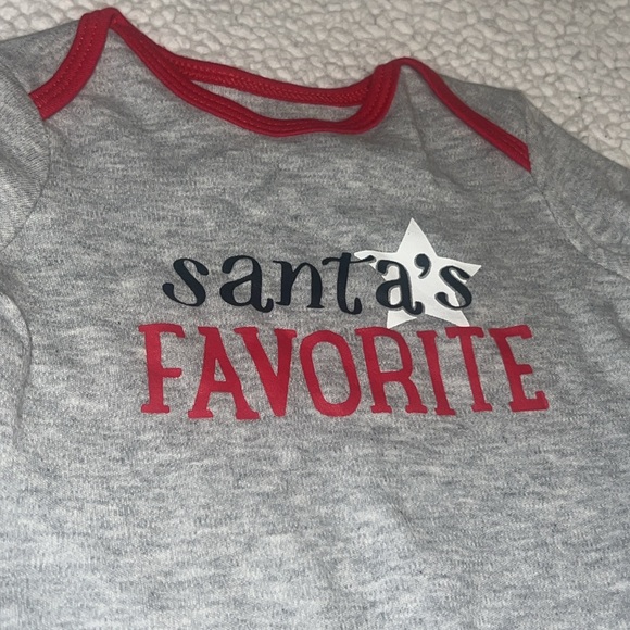 Santa’s Favorite baby onesie- size 3 months - brand new-Carter’s- #1stXMas - Picture 2 of 11